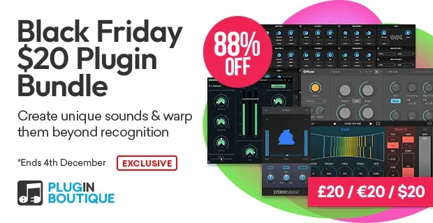 Plugin Boutique launches Black Friday Plugin Bundles at up to 88 OFF