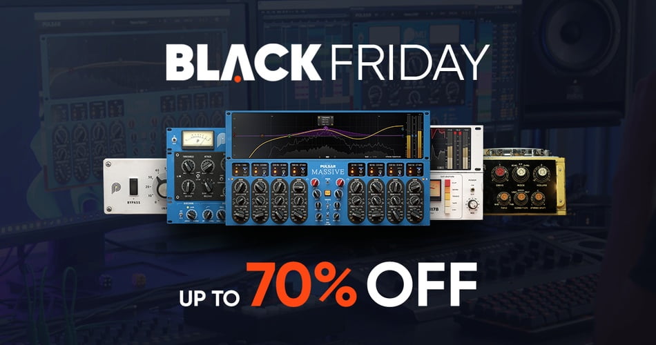 Pulsar Audio Black Friday Sale: Save up to 70% on plugins