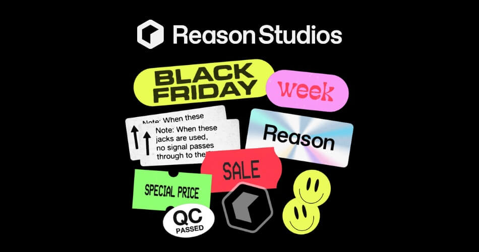 Reason Studios Black Friday Week: Save on Reason 12, Reason+ and Rack Extensions