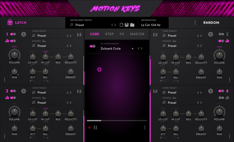 Cyber Monday Sale: 83% off Motion Keys by Sample Logic