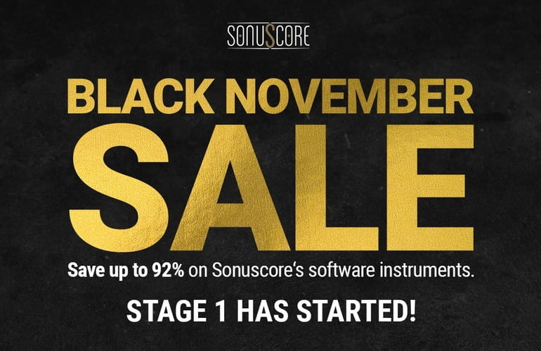 Sonuscore Black November Sale: Up to 50% off instruments and bundles