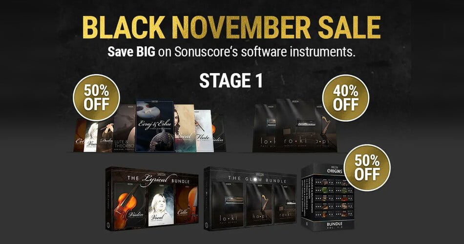 Sonuscore Black November Sale 2022 Stage 1