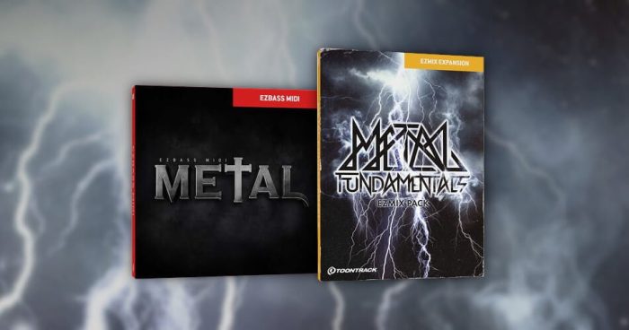 Toontrack Metal Fundamentals EZmix Metal EZbass MIDI