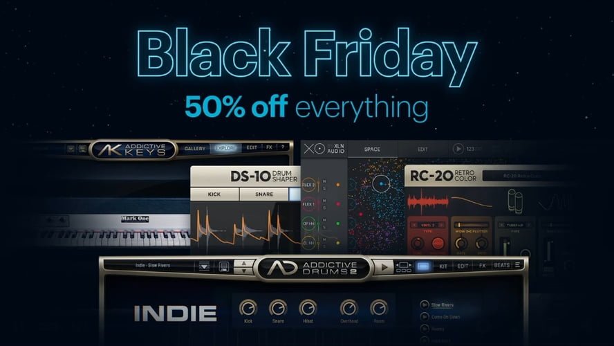 XLN Audio Black Friday Sale: Save 50% on XO, RC-20 Retro Color, Addictive Drums & more