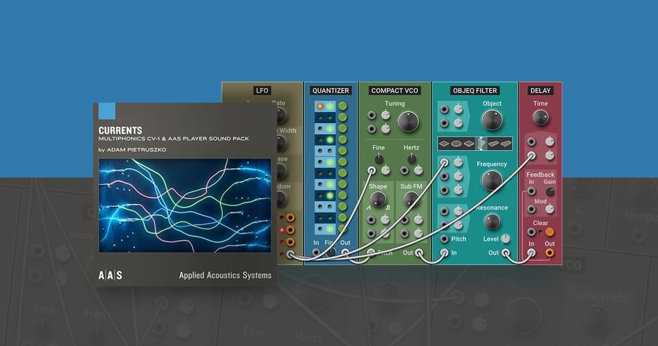 AAS launches Currents Sound Pack + 50% OFF Multiphonics CV-1