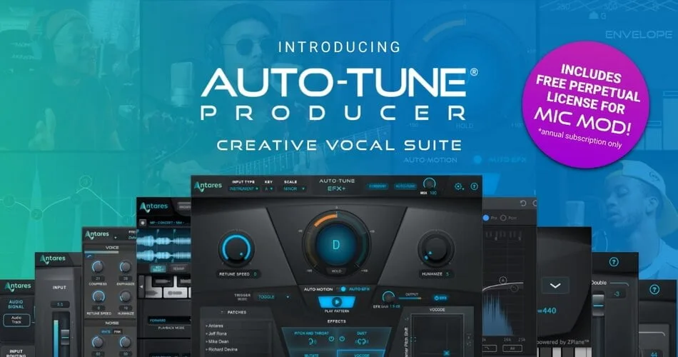  Antares Autotune Unlimited Annual Subscription - Complete Volca  Performance Software Plugin Suite - Download Card : Musical Instruments