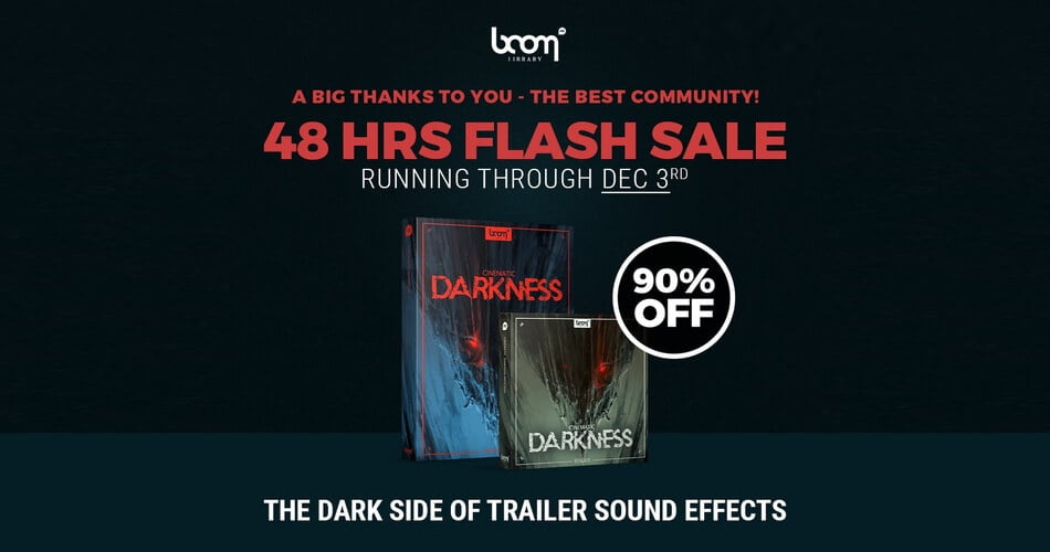 BOOM Library Cinematic Darkness Flash Sale