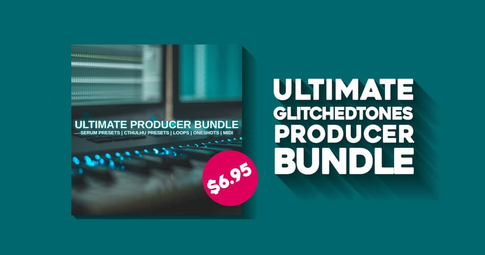 Glitchedtones Ultimate Producer Bundle: 25 packs for $6.95 USD