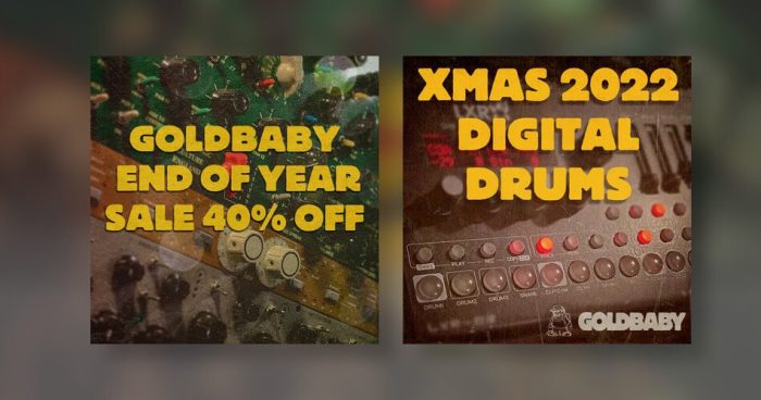 Goldbaby End of Year Sale 2022 Xmas Digital Drums