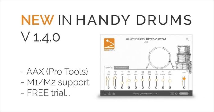 GoranGrooves Handy Drums 1.4 update