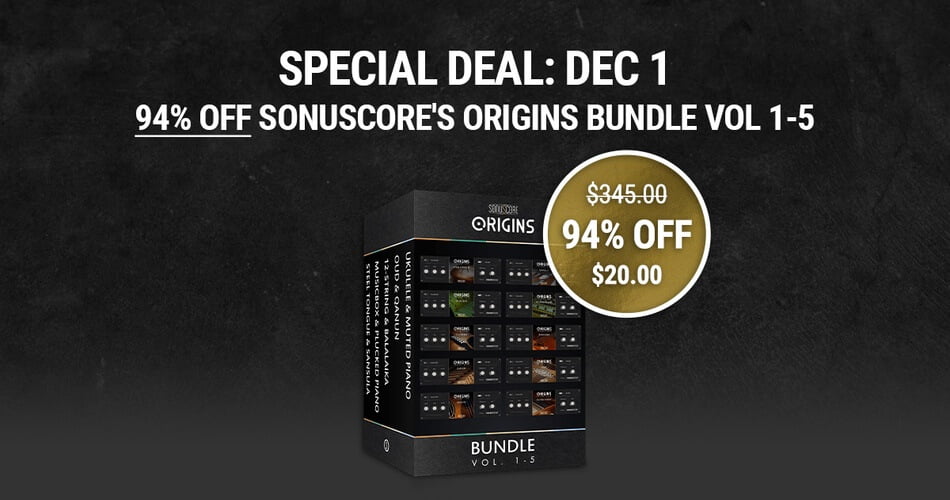 Sonuscore Origins Bundle Vol 1 5 Sale