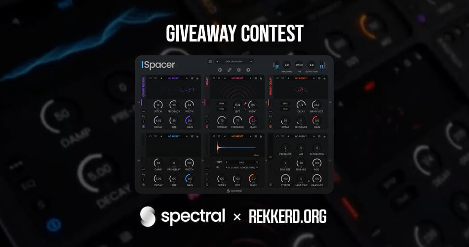 Giveaway Contest: Spacer modular multi-effect by Spectal Plugins (3x)