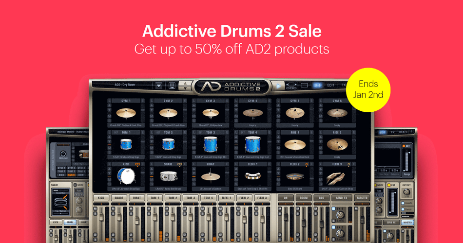 XLN Audio Addictive Drums 2 Sale