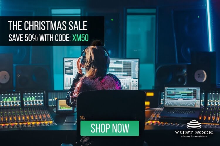 Yurt Rock Christmas Sale: 50% OFF sample packs, MIDI grooves, plugins & more