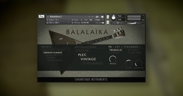 Cinematique Instruments Balalaika v2