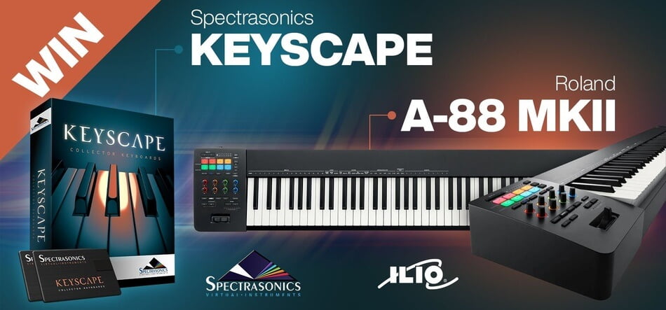 ILIO launches Spectrasonics Keyscape & Roland A-88 MKII giveaway contest