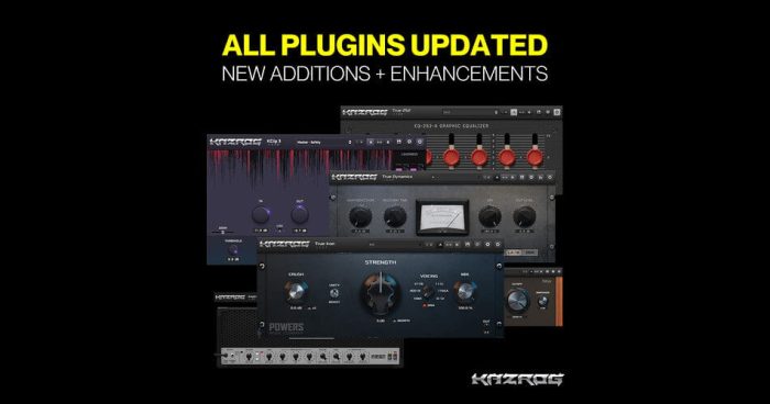 Kazrog plugins update