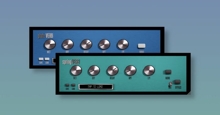 OSC Audio springVerb plateVerb