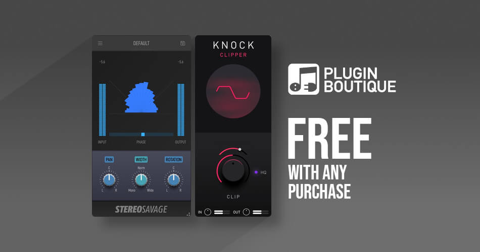 Plugin Boutique January Gift KNOCK Clipper StereoSavege 2 Elements