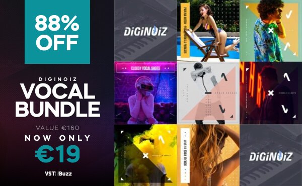 Save 88% on Vocal Bundle by Diginoiz, on sale for 19 EUR