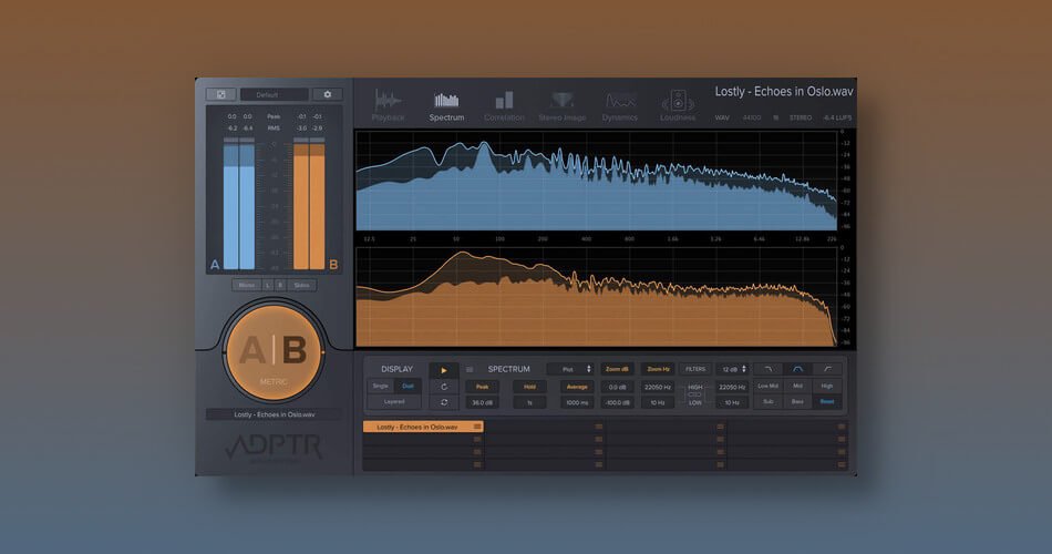 Metric AB referencing tool by ADPTR Audio on sale for $49.95 USD