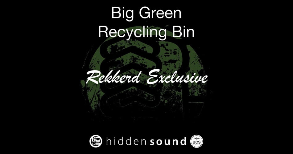 Hidden Sound Big Green Recycling Bin Exclusive Freebie