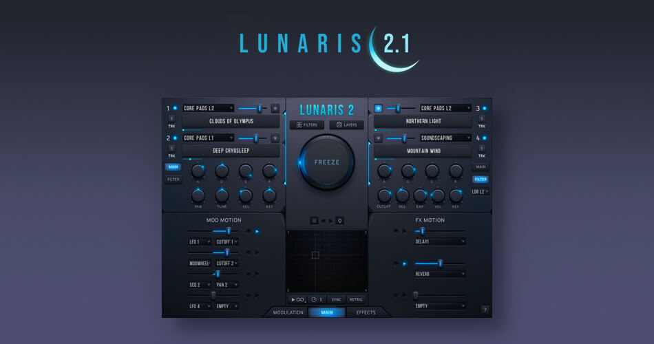 Luftrum updates Lunaris 2 pads instrument to v2.1, on sale at 25% OFF