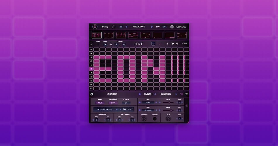 Modalics launches EON-Arp arpeggiator plugin, free for limited time
