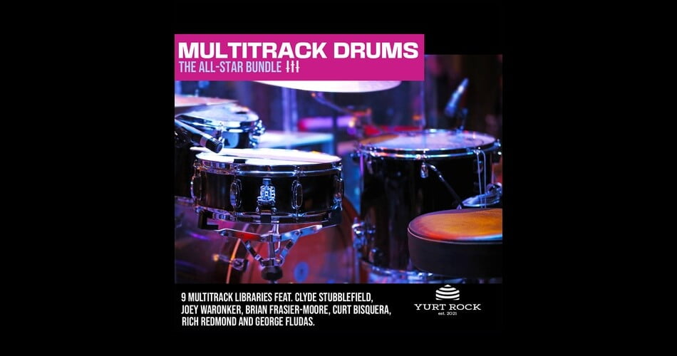 Yurt Rock All Star Multitrack Drums Bundle