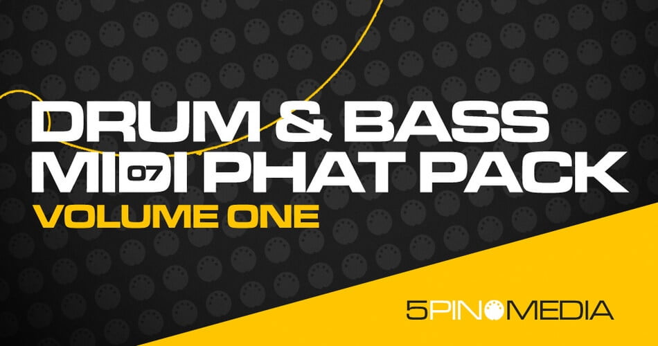 5Pin Media Drum and Bass MIDI Phat Pack Vol 1
