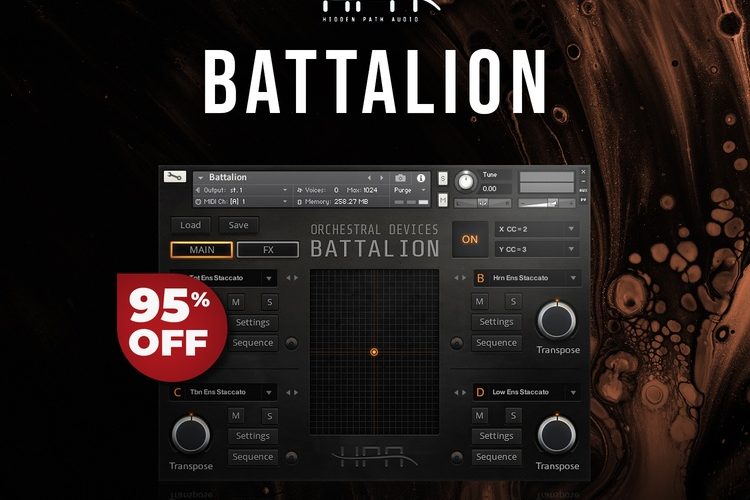 Save 95% on Orchestral Devices: Battalion by Hidden Path Audio