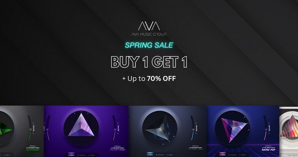 AVA Music Group Spring Sale: Up to 70% OFF instruments & sample packs