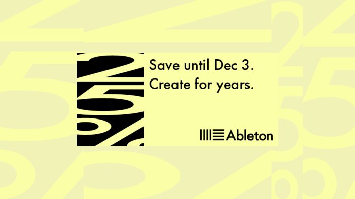 Ableton 25 OFF