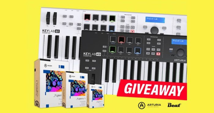 BEAT Arturia KeyLab 61 giveaway