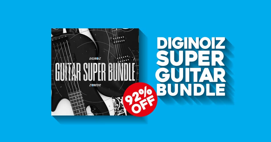 Save 92% on Super Guitar Bundle: 14 sample packs by Diginoiz