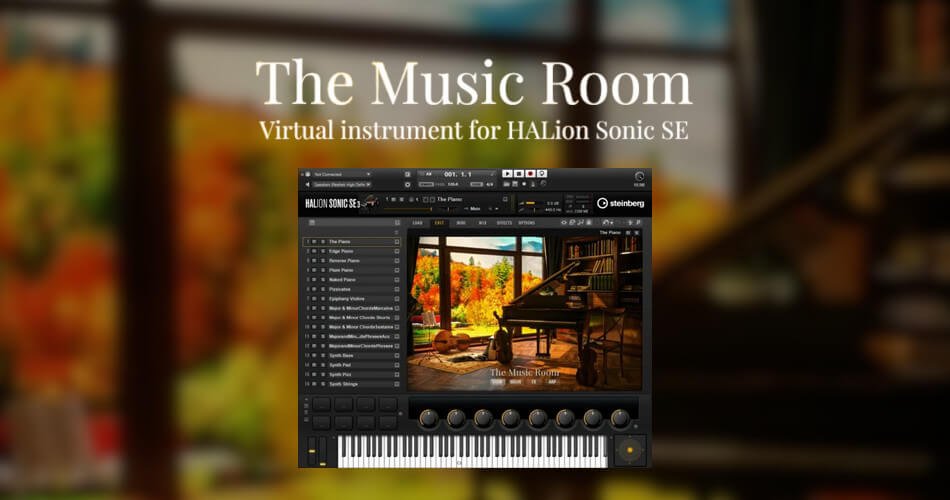 Fall Samples releases The Music Room sample library for HALion Sonic SE