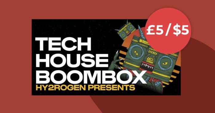 Hy2rogen Tech House Boombox Sale