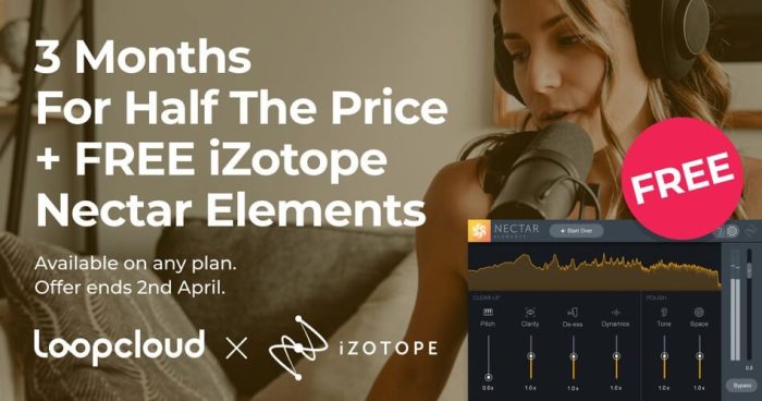 Loopcloud FREE Nectar Elements 3 Months Half Price