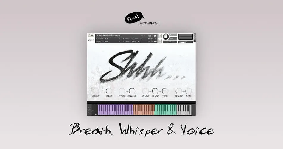 Pssst! Instruments launches Shhh... Breath, Whisper & Voice for
