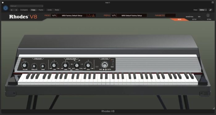 Rhodes V8 plugin