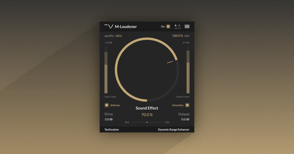 Techivation releases M-Loudener effect plugin at intro offer