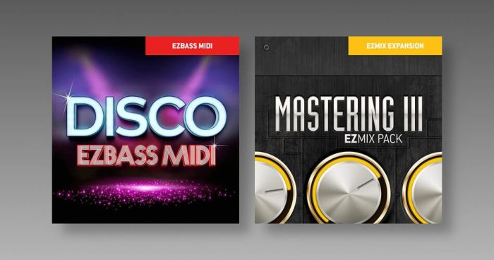 Toontrack Disco EZbass MIDI Mastering III EZmix