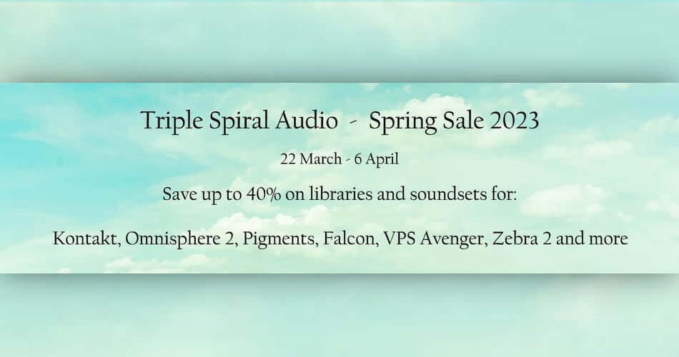 Triple Spiral Audio Spring Sale 2023