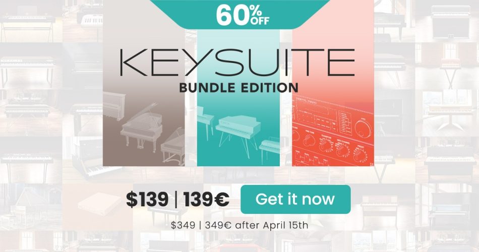 UVI Key Suite Bundle Edition keyboard instrument collection on sale at 60% OFF