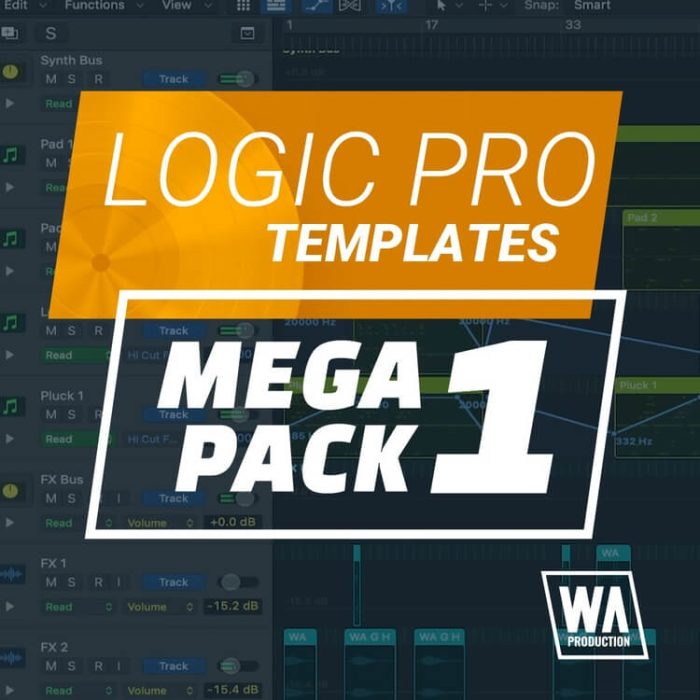 WA Production Logic Pro Templates Mega Pack 1