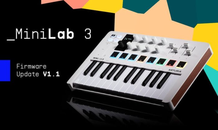 Arturia MiniLab 3 v1.1 firmware