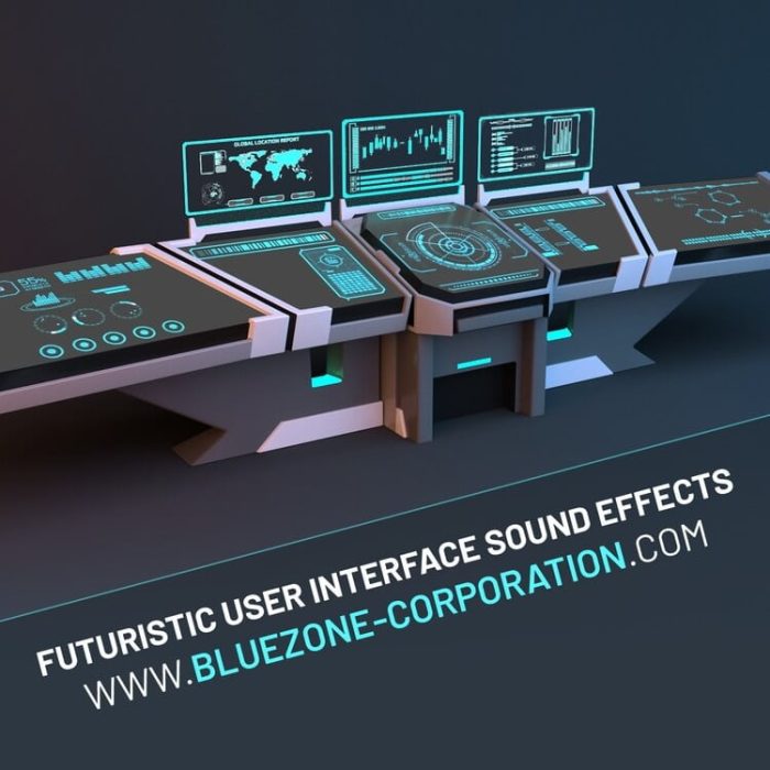 Bluezone Futuristic User Interface Sound Effects