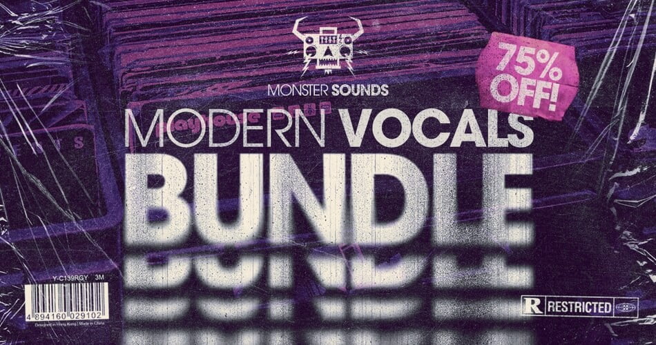Save 75% on Modern Vocal Bundle by Monster Sounds