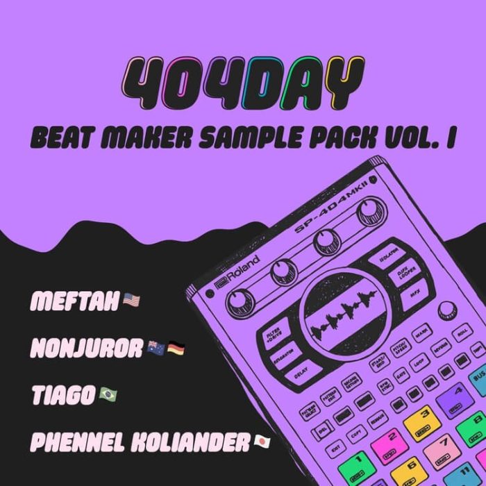 Roland 404 Day Beat Maker Sample Pack Vol 1