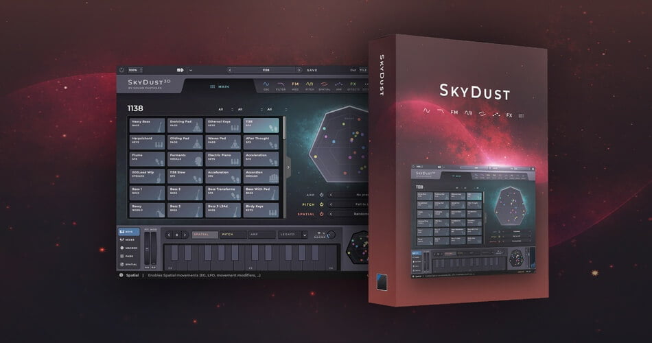 Save up to 45% on SkyDust spatial synthesizer by Sound Particles